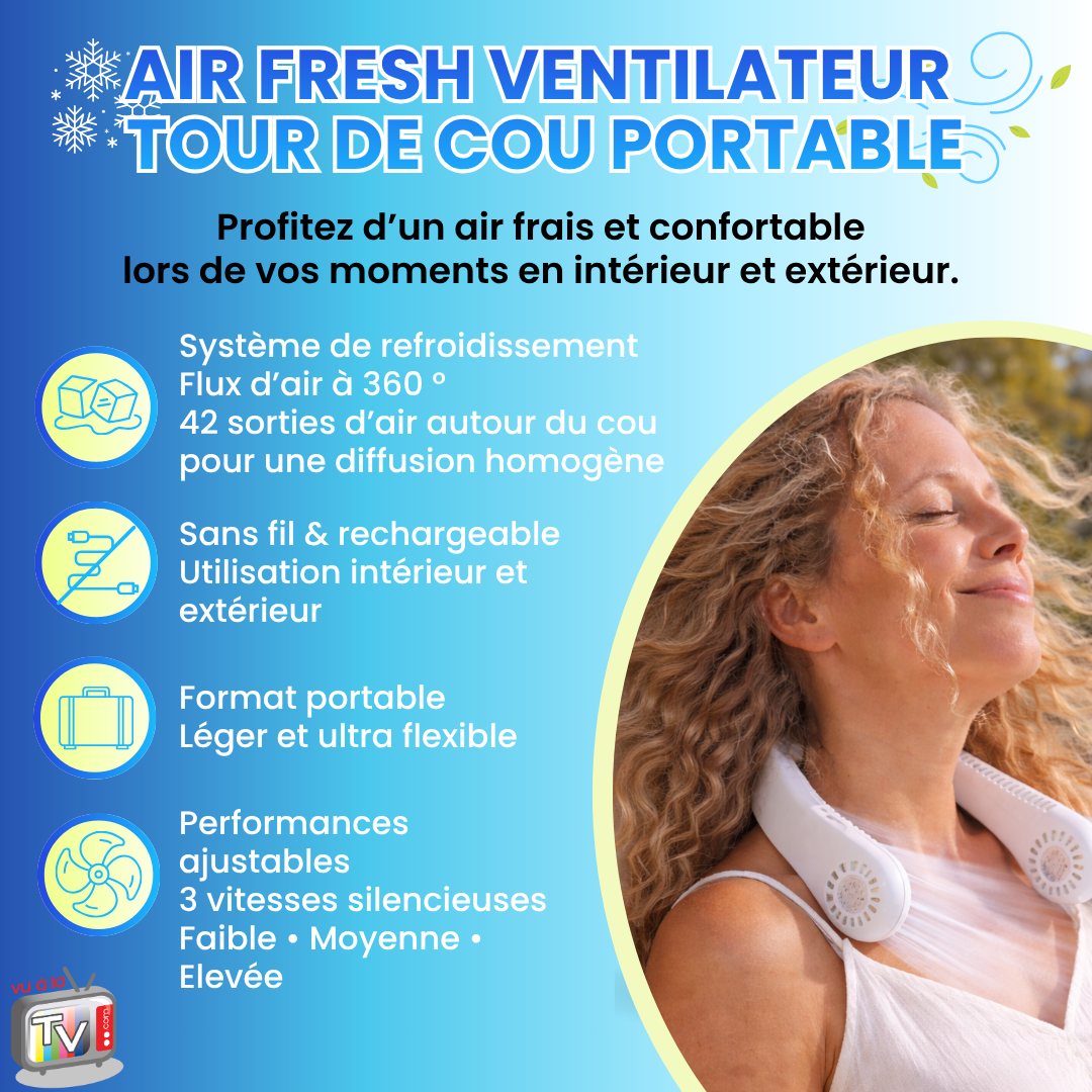 Air Fresh Neck Fan