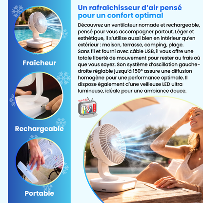 Air Fresh Fan Portable Fan