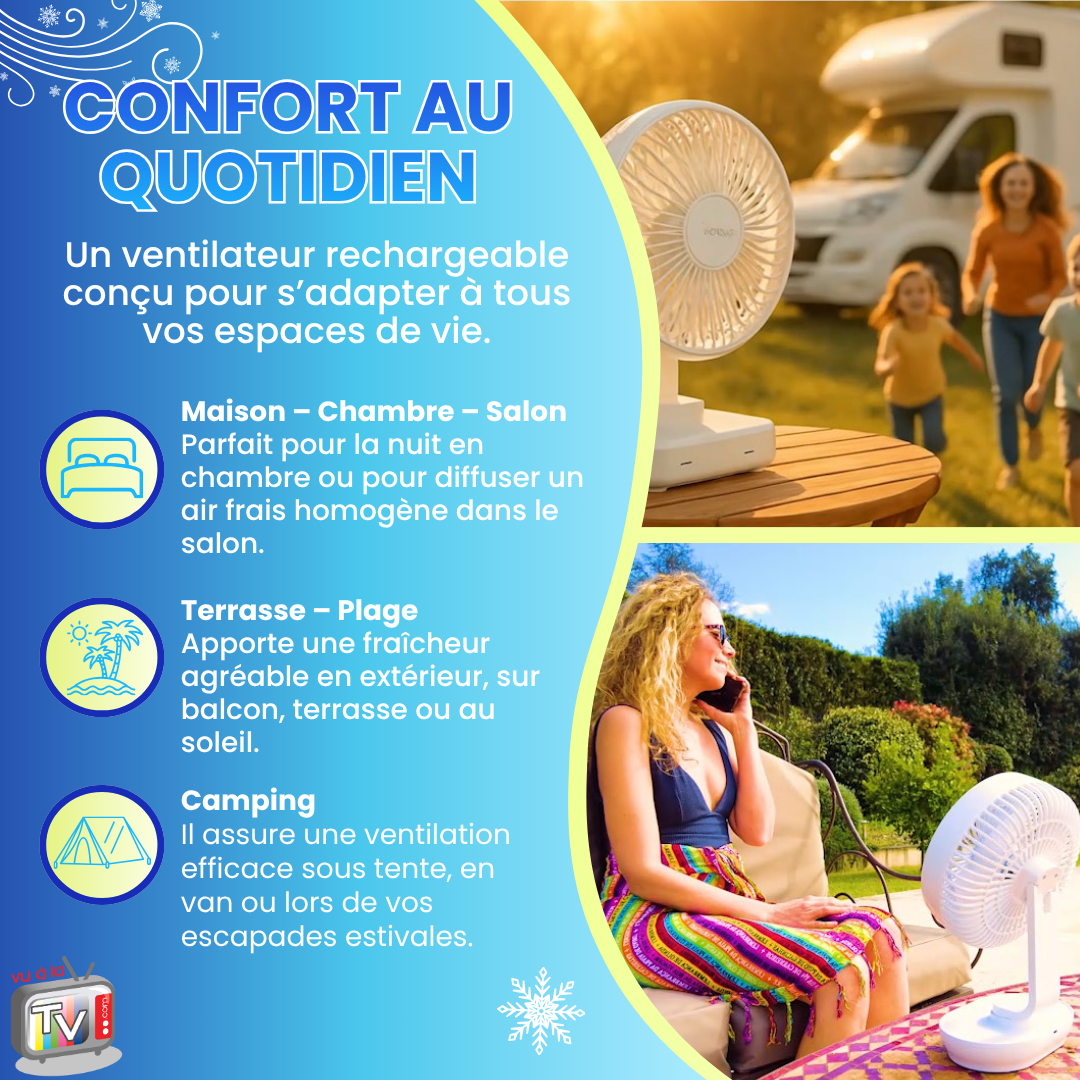Air Fresh Fan Portable Fan
