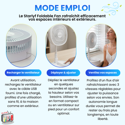 Ventilateur Starlyf Foldable Fan