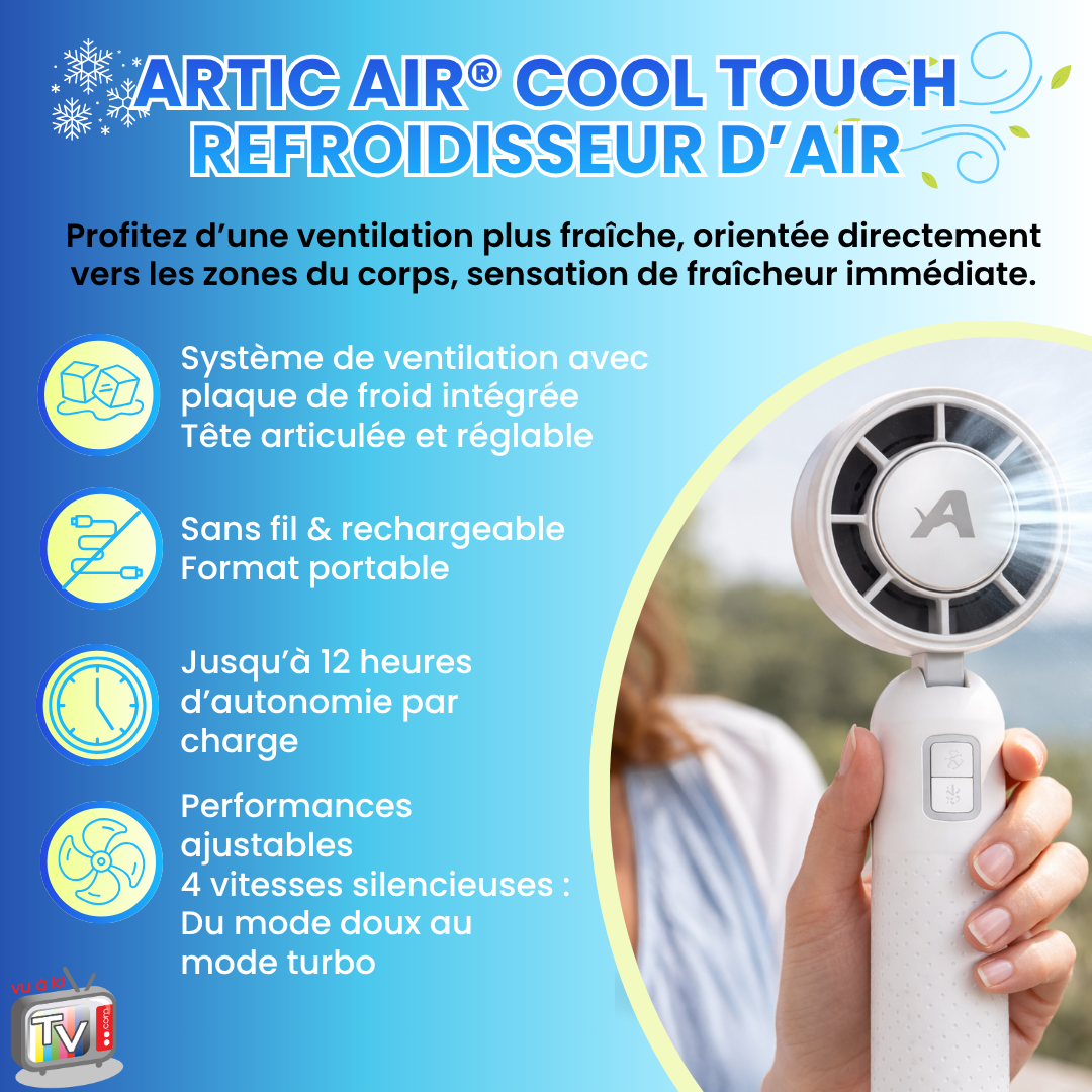Ventilateur Portable Cool Touch Arctic Air