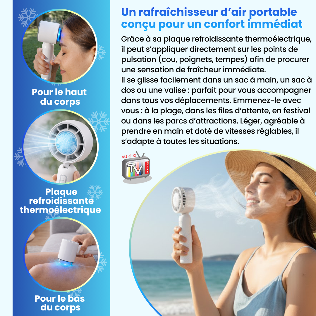 Ventilateur Portable Cool Touch Arctic Air